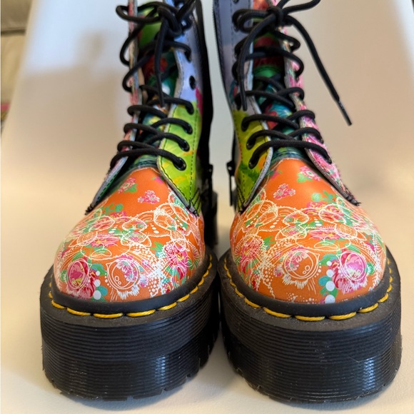 Dr. Martens Jadon Daze Platform Combat Boots Size 5 (3 UK) Rare hard to find - Picture 2 of 10